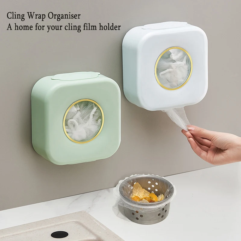 Disposable Plastic Wrap Cover Storage Box Wall-mounted Extraction-free Punch-free Installation Multi-functional Kitchen Wrap Box
Disposable Plastic Wrap Cover Storage Box Wall-mounted Extraction-free Punch-free Installation Multi-functional Kitchen Wrap Box