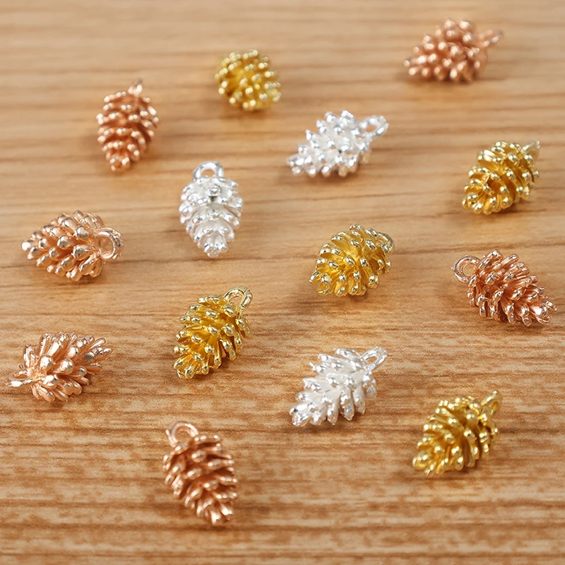 10pcs/lot Metal Pine Cones Pendants Gold Sliver DIY Pinecone Earrings Necklace Making Jewelry Accessories Supplies Charms
10pcs/lot Metal Pine Cones Pendants Gold Sliver DIY Pinecone Earrings Necklace Making Jewelry Accessories Supplies Charms