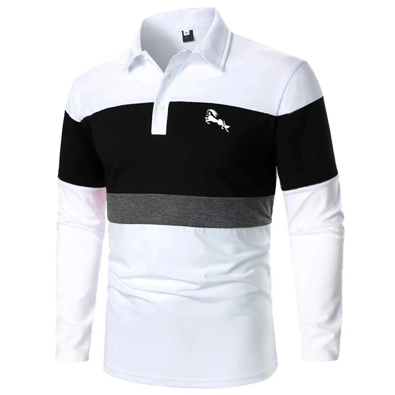 Spring Autumn Men Business Casual Long Sleeve Stitching Polo Shirt , Men Print Sport Business Polo Shirt .
Spring Autumn Men Business Casual Long Sleeve Stitching Polo Shirt , Men Print Sport Business Polo Shirt .
