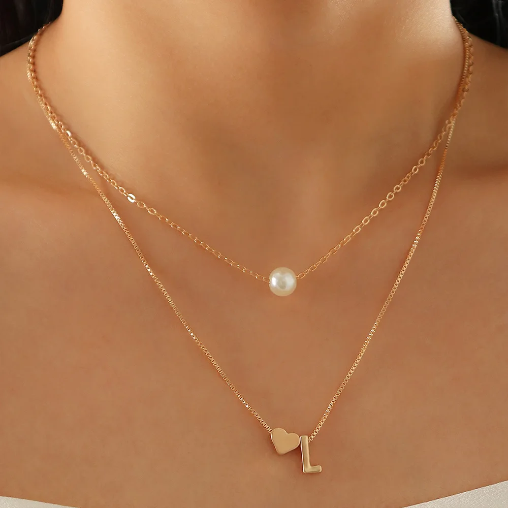 Fashion Tiny Heart Dainty Initial Necklace Gold Silver Color Letter Name Choker Necklace For Women Pendant Jewelry Gift layered
Fashion Tiny Heart Dainty Initial Necklace Gold Silver Color Letter Name Choker Necklace For Women Pendant Jewelry Gift layered