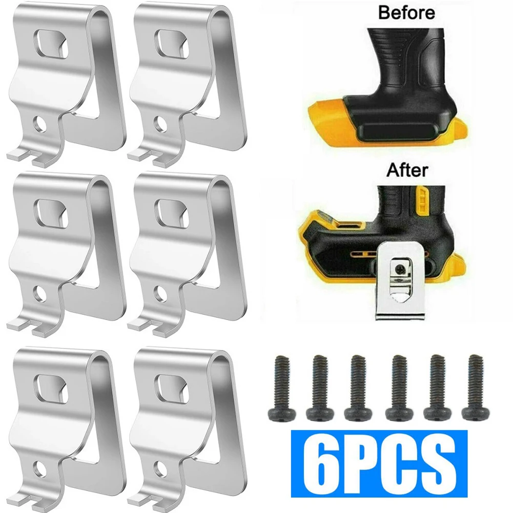 6pcs Electric Drill Belt Clips Drill Driver Hook For N268241,N169778,N086039,DCD980,DCD985,DCD780 Power Tool Accessories
6pcs Electric Drill Belt Clips Drill Driver Hook For N268241,N169778,N086039,DCD980,DCD985,DCD780 Power Tool Accessories