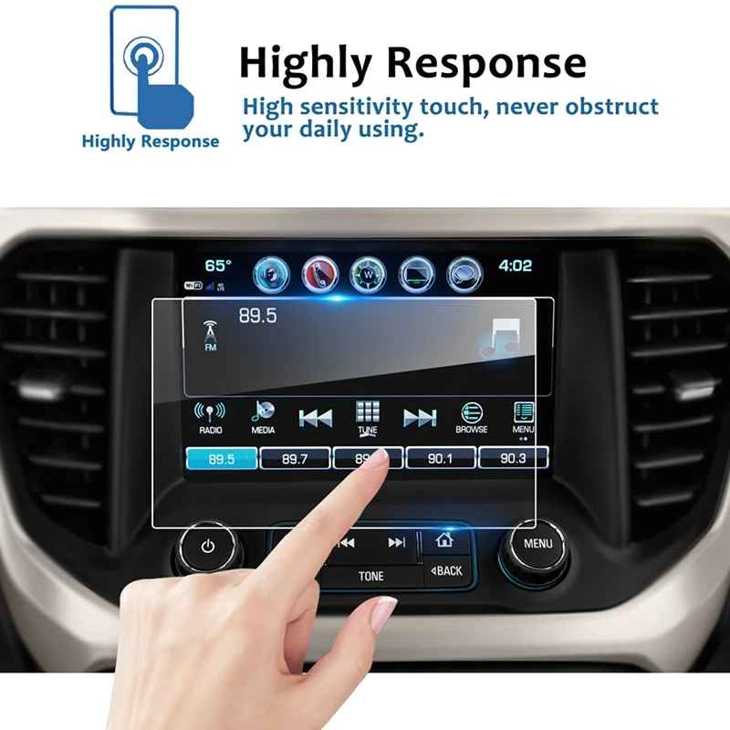 For 2017-2019 2020 GMC Acadia 8-Inch Center In-Dash GPS Navigation Touch-Screen Protector Display Tempered Glass Film
For 2017-2019 2020 GMC Acadia 8-Inch Center In-Dash GPS Navigation Touch-Screen Protector Display Tempered Glass Film
