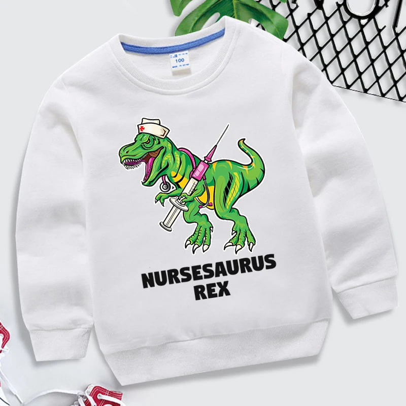Nurses Day Children Hoodies Kids Cartoon Dinosaur summer thin Cute Cartoon Sweatshirts Baby Pullover Tops Girls Boys Clothes
Nurses Day Children Hoodies Kids Cartoon Dinosaur summer thin Cute Cartoon Sweatshirts Baby Pullover Tops Girls Boys Clothes