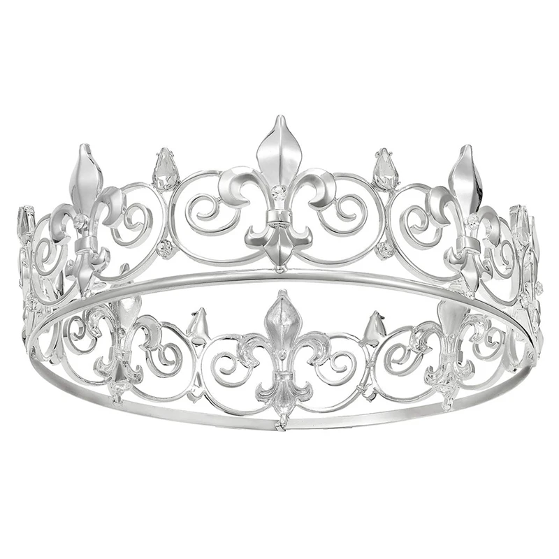 Royal King Crown For Men - Metal Prince Crowns And Tiaras, Full Round Birthday Party Hats,Medieval Accessories
Royal King Crown For Men - Metal Prince Crowns And Tiaras, Full Round Birthday Party Hats,Medieval Accessories