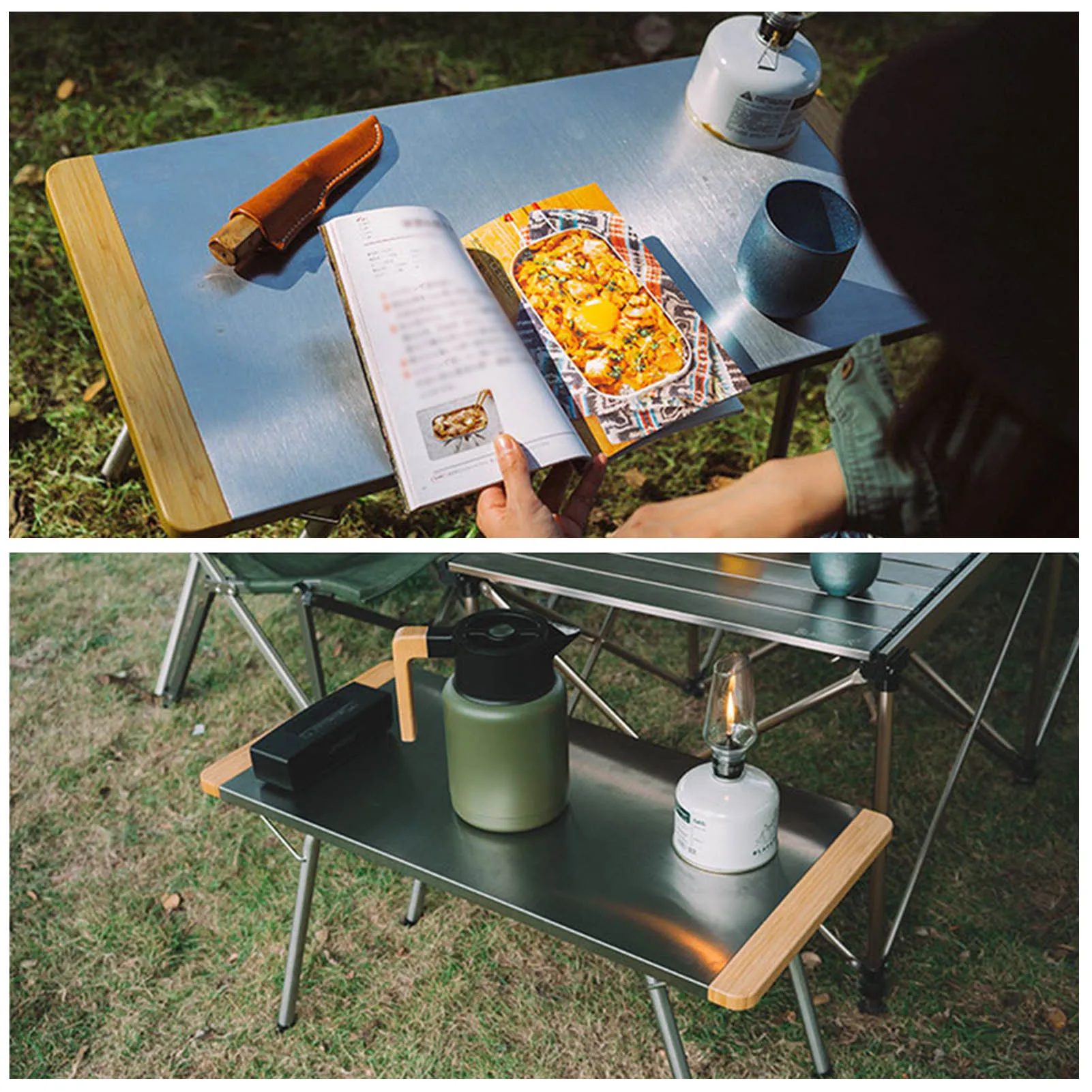 Stainless Steel Folding Table Camping Picnic Portable Table Bamboo Compact Folding Table For Indoor Outdoor Picnic Backyard BBQ
Stainless Steel Folding Table Camping Picnic Portable Table Bamboo Compact Folding Table For Indoor Outdoor Picnic Backyard BBQ