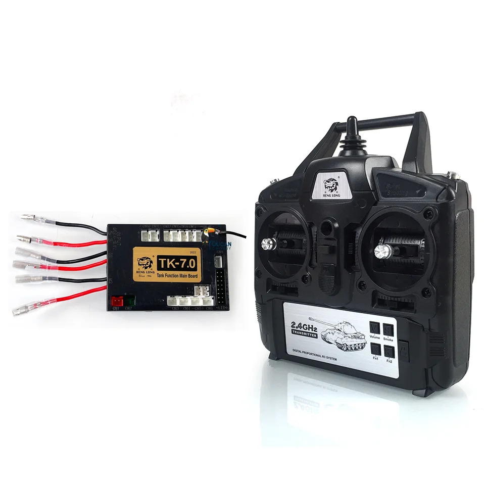 Heng Long 1/16 RC Tank 2.4Ghz 7.0 Generation Transmitter W/7.0 Main Board Bind Wire DIY THZH1245
Heng Long 1/16 RC Tank 2.4Ghz 7.0 Generation Transmitter W/7.0 Main Board Bind Wire DIY THZH1245
