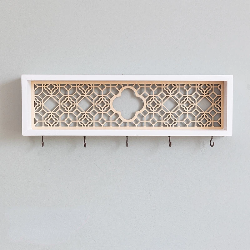 New Chinese Style Living Room Porch Wall Storage Shelf Creative Door Key Storage Room Decoration Accessories Wall Shelf
New Chinese Style Living Room Porch Wall Storage Shelf Creative Door Key Storage Room Decoration Accessories Wall Shelf