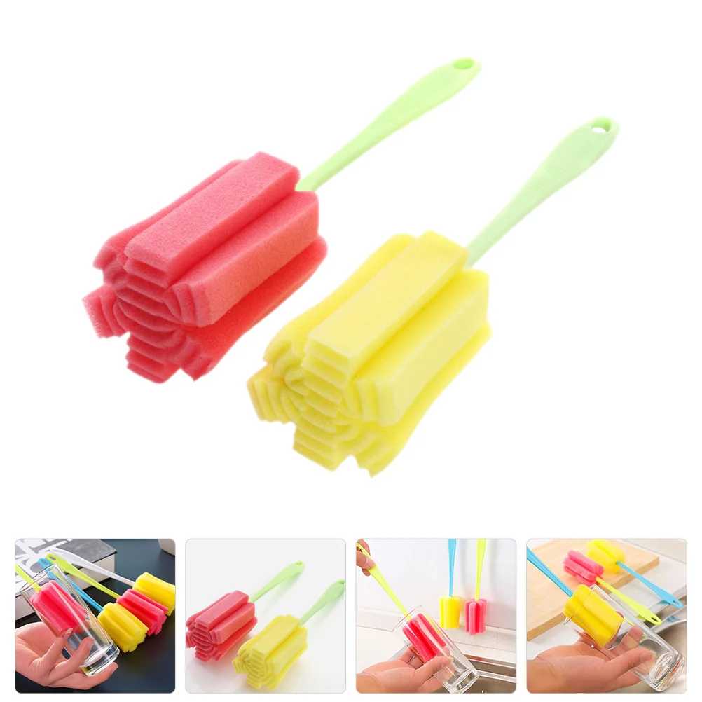 Long Handle Sponge Brush Cup Cleaner Bottle Scrubber Cleaning Baby Washer Water Glass Bottles
Long Handle Sponge Brush Cup Cleaner Bottle Scrubber Cleaning Baby Washer Water Glass Bottles