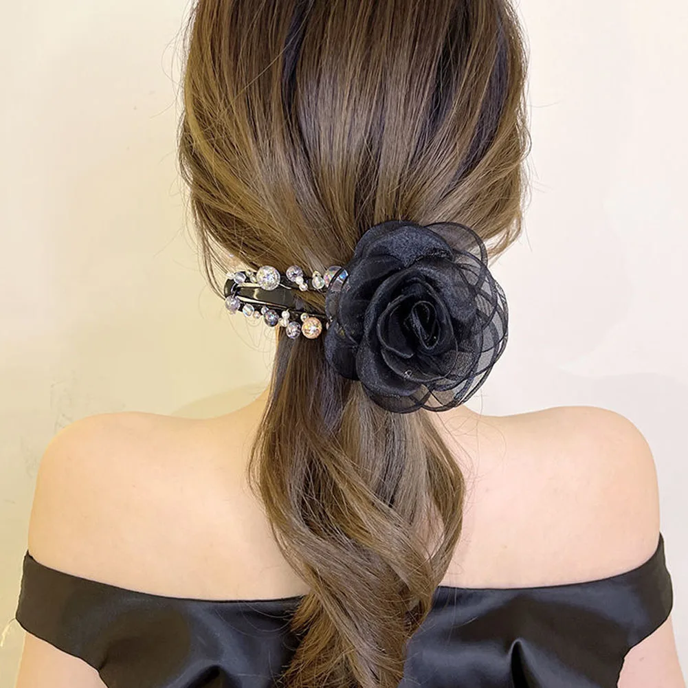 Fashion Korean Lace Flower Large Hair Clip For Women Girl Hair Accesories Color Solid Acrylic Hairpins Toothed Non-Slip Barrette
Fashion Korean Lace Flower Large Hair Clip For Women Girl Hair Accesories Color Solid Acrylic Hairpins Toothed Non-Slip Barrette