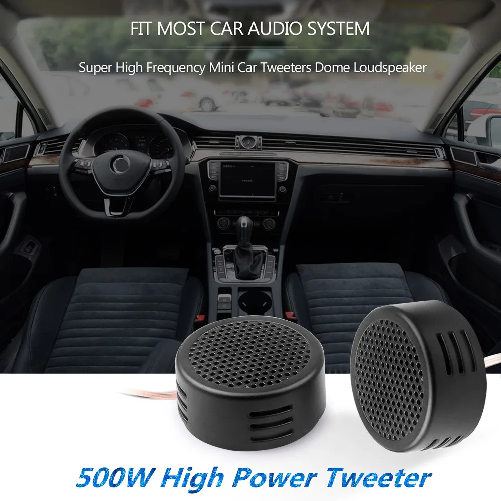 2PCS 500W Tweeter Speakers Car Audio System Door Auto Audio Music Subwoofer Electronic Modification Loudspeaker 
2PCS 500W Tweeter Speakers Car Audio System Door Auto Audio Music Subwoofer Electronic Modification Loudspeaker