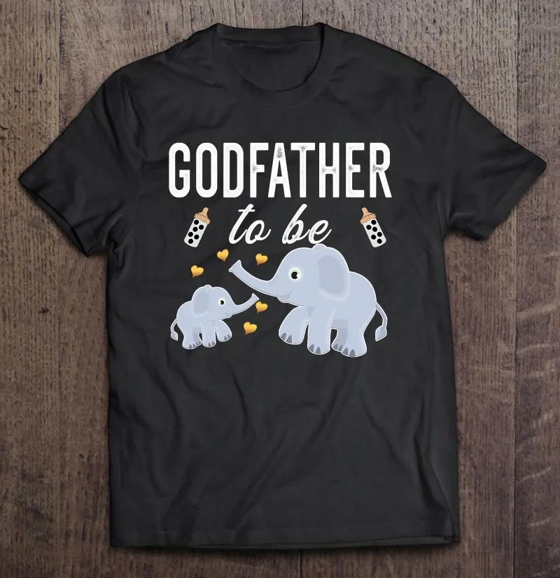 Мужская Винтажная футболка с крестным отцом, надписью «To Be Elephant» и надписью «Baby Shower»
Мужская Винтажная футболка с крестным отцом, надписью «To Be Elephant» и надписью «Baby Shower»
