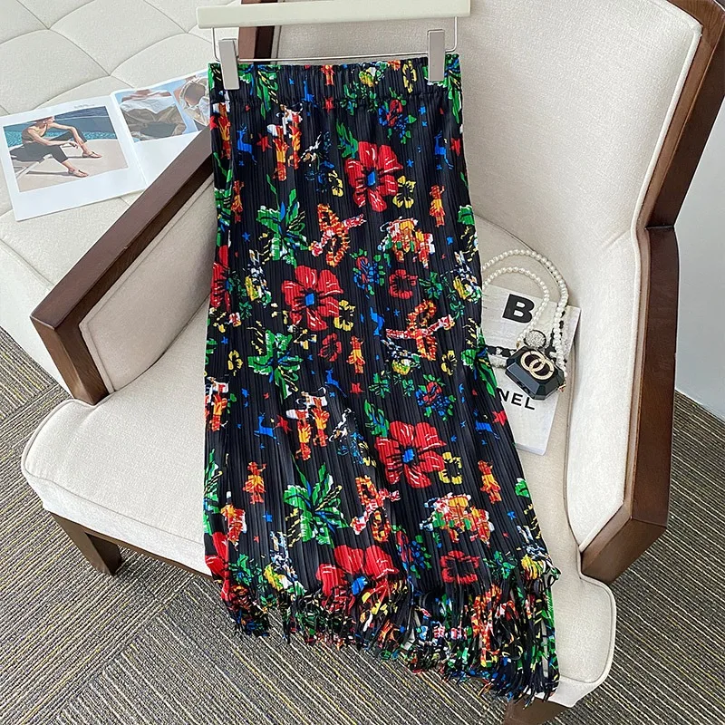 YCMYUNYAN 2023 New Prints Skirt Spring/summer Floral High Waisted Loose A-LINE High Street Chiffon Print Women Pleated Skirts
YCMYUNYAN 2023 New Prints Skirt Spring/summer Floral High Waisted Loose A-LINE High Street Chiffon Print Women Pleated Skirts