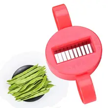 Green Bean Frencher Tool Convenient Vegetable Runner Slicer Snow Bean Cutter Stringer Grater Multifunctional Kitchen Chopper ​