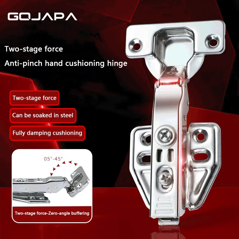 New Two-Stage Force Stainless Steel Hinges Fully Damped Wood Door Hinges Soakable Cushion Hinges Cabinet Door Hardware Accessori
New Two-Stage Force Stainless Steel Hinges Fully Damped Wood Door Hinges Soakable Cushion Hinges Cabinet Door Hardware Accessori