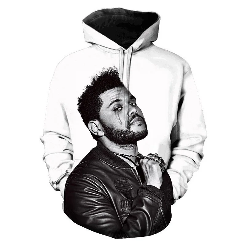 Cool Fashion Rapper The Weeknd Hoodies 3D Print Men Women Casual Sweatshirt Leisure Personality Long Sleeve Oversize Hoodie 
Cool Fashion Rapper The Weeknd Hoodies 3D Print Men Women Casual Sweatshirt Leisure Personality Long Sleeve Oversize Hoodie
