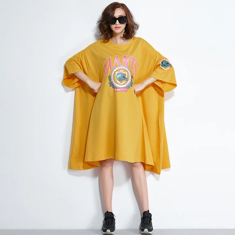 Oversized A-line Women's 150kg Fat Girl Summer Widened T-shirt Women's Loose Casual Dress Pregnant Women Can Wear Dresses Tops
Oversized A-line Women's 150kg Fat Girl Summer Widened T-shirt Women's Loose Casual Dress Pregnant Women Can Wear Dresses Tops