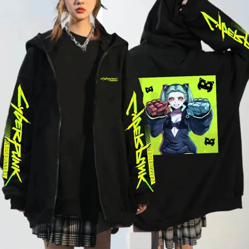 Y2k Hot Game CYBERPUNK EDGERUNNERS Men/Women Hoodie Goth Punk Harajuku Zip Print Unisex Streetwear Harajuku Oversize Tee Tops
Y2k Hot Game CYBERPUNK EDGERUNNERS Men/Women Hoodie Goth Punk Harajuku Zip Print Unisex Streetwear Harajuku Oversize Tee Tops