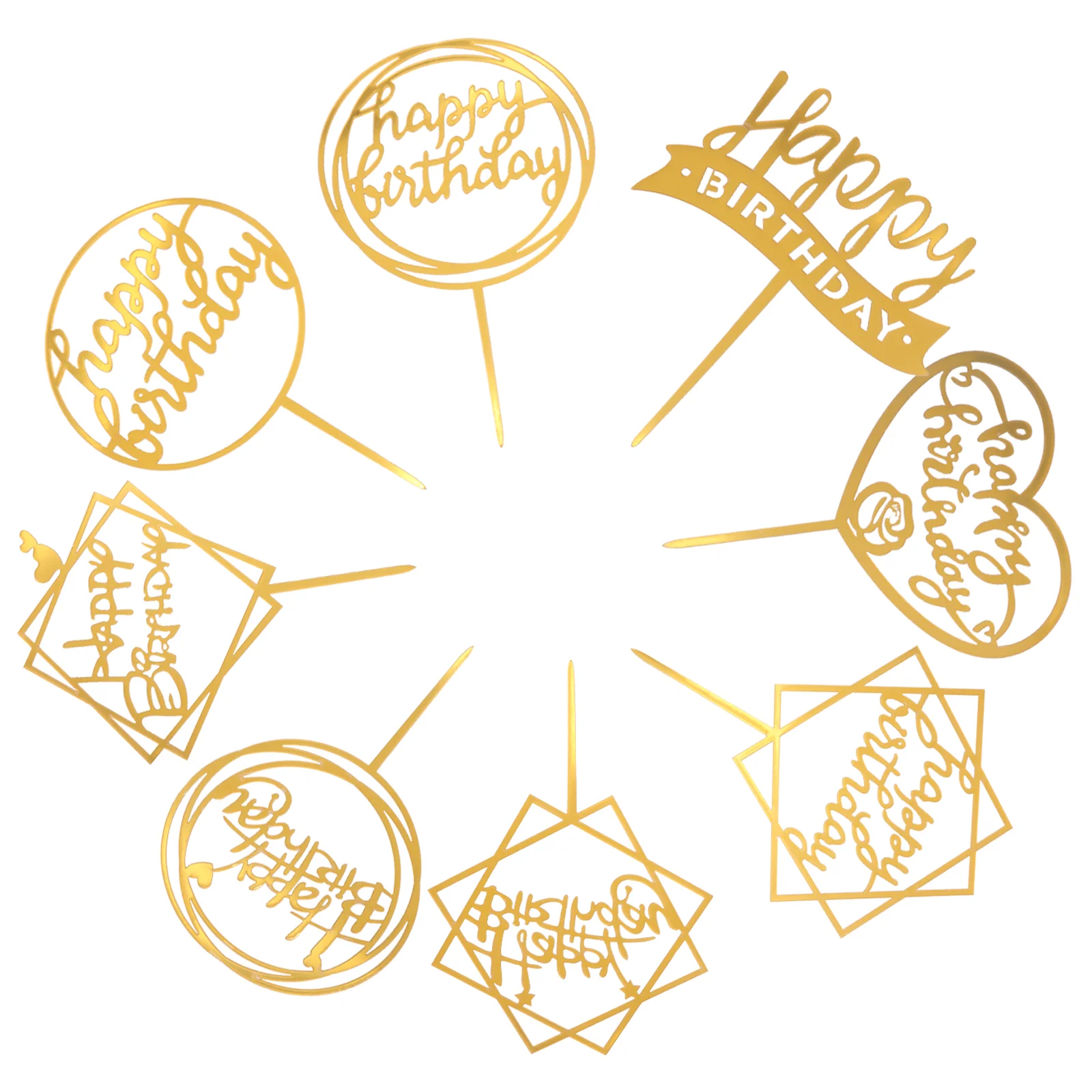 Birthday Toppers Decorative Cake Baking Happy Picks Ornaments Dessert Table Inserting Men Cupcake Adornments Accessories Glitter
Birthday Toppers Decorative Cake Baking Happy Picks Ornaments Dessert Table Inserting Men Cupcake Adornments Accessories Glitter