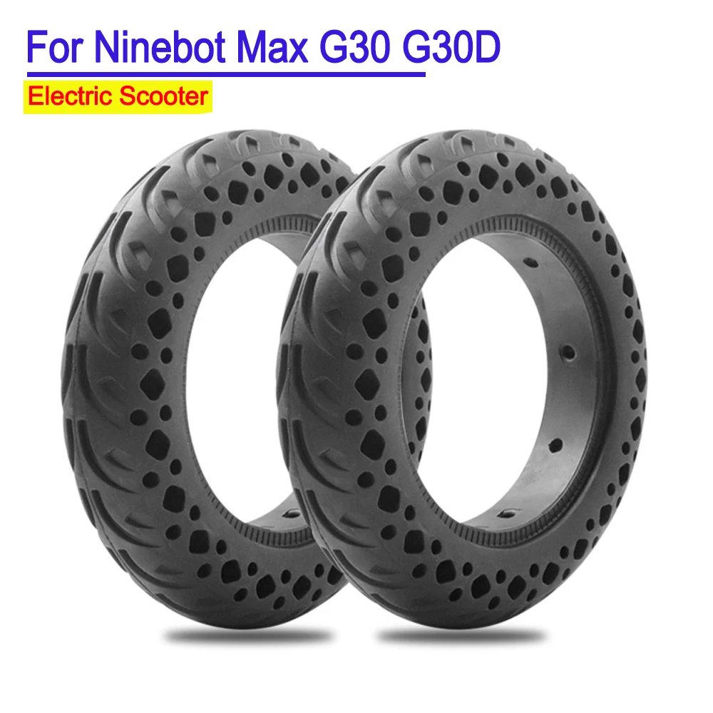 Solid Tire for 10 Inch Tire 10x2.50 Ninebot Max G30 Electric Scooter Anti-Shock Wear Resistant Rubber Tire Electric Scooter Tyre 
Solid Tire for 10 Inch Tire 10x2.50 Ninebot Max G30 Electric Scooter Anti-Shock Wear Resistant Rubber Tire Electric Scooter Tyre