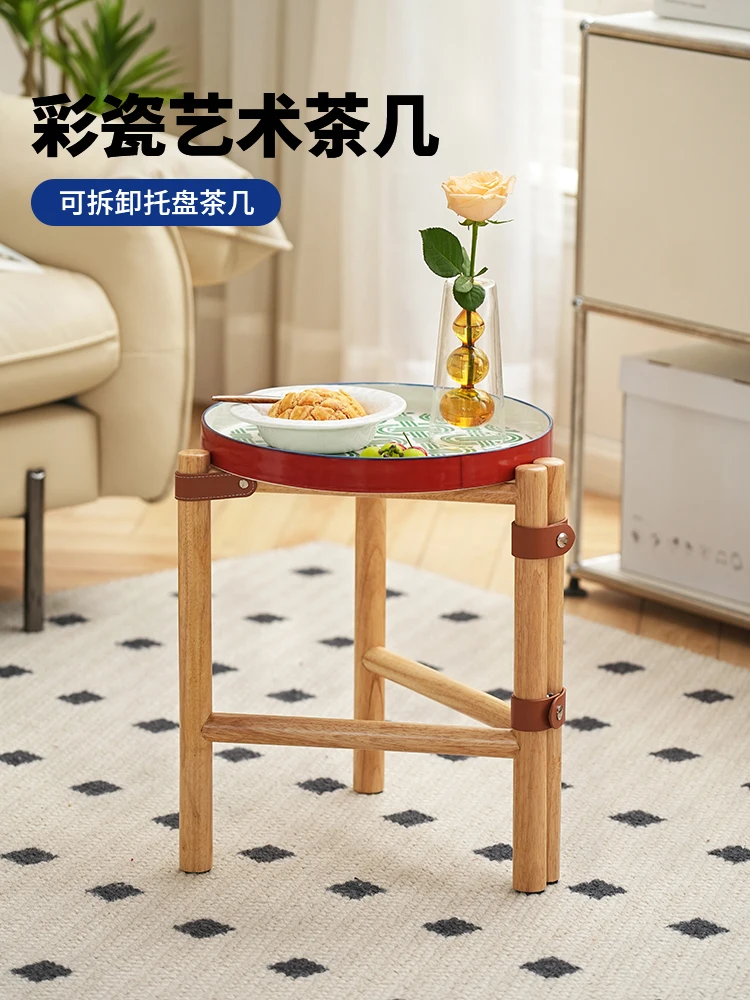 The product can be customized.Solid wood retro small table by the sofa, small coffee table, bedside storage rack, circular mesh
The product can be customized.Solid wood retro small table by the sofa, small coffee table, bedside storage rack, circular mesh