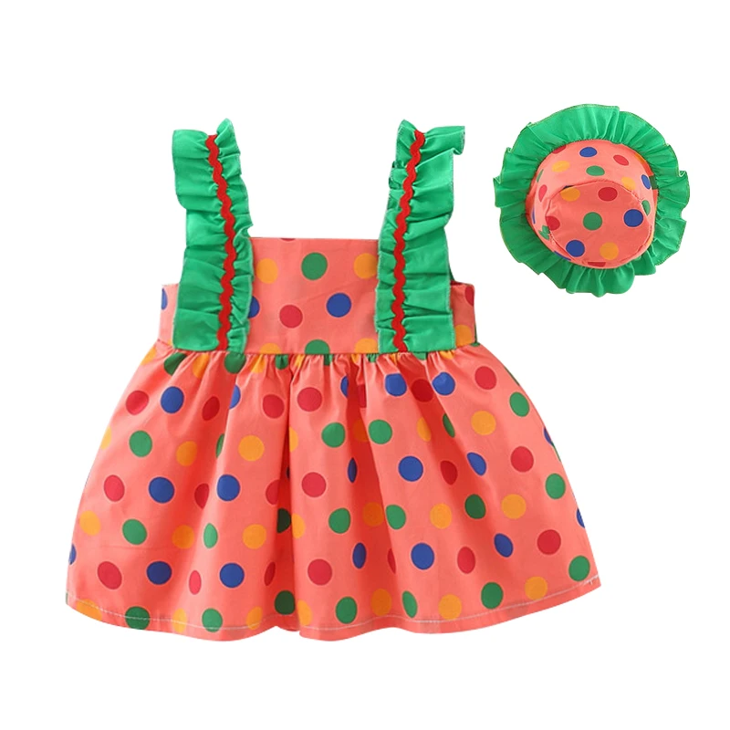 Summer Outfit Toddler Girl Dresses Korean Fashion Cartoon Cute Print Cotton Baby Princess Dress+Sunhat Newborn Clothes Set BC002
Summer Outfit Toddler Girl Dresses Korean Fashion Cartoon Cute Print Cotton Baby Princess Dress+Sunhat Newborn Clothes Set BC002