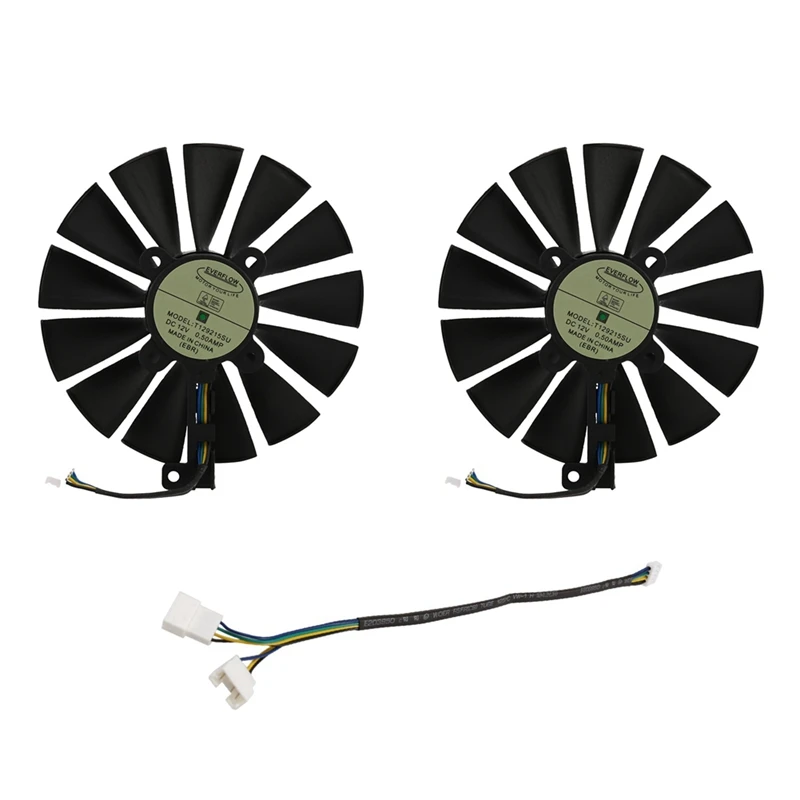 6X DC12V 95MM T129215SM Video Card Cooler Image Card Cooling Fan For ASUS STRIX RX470 RX570 RX580 GTX 1050Ti GTX1070TI
6X DC12V 95MM T129215SM Video Card Cooler Image Card Cooling Fan For ASUS STRIX RX470 RX570 RX580 GTX 1050Ti GTX1070TI
