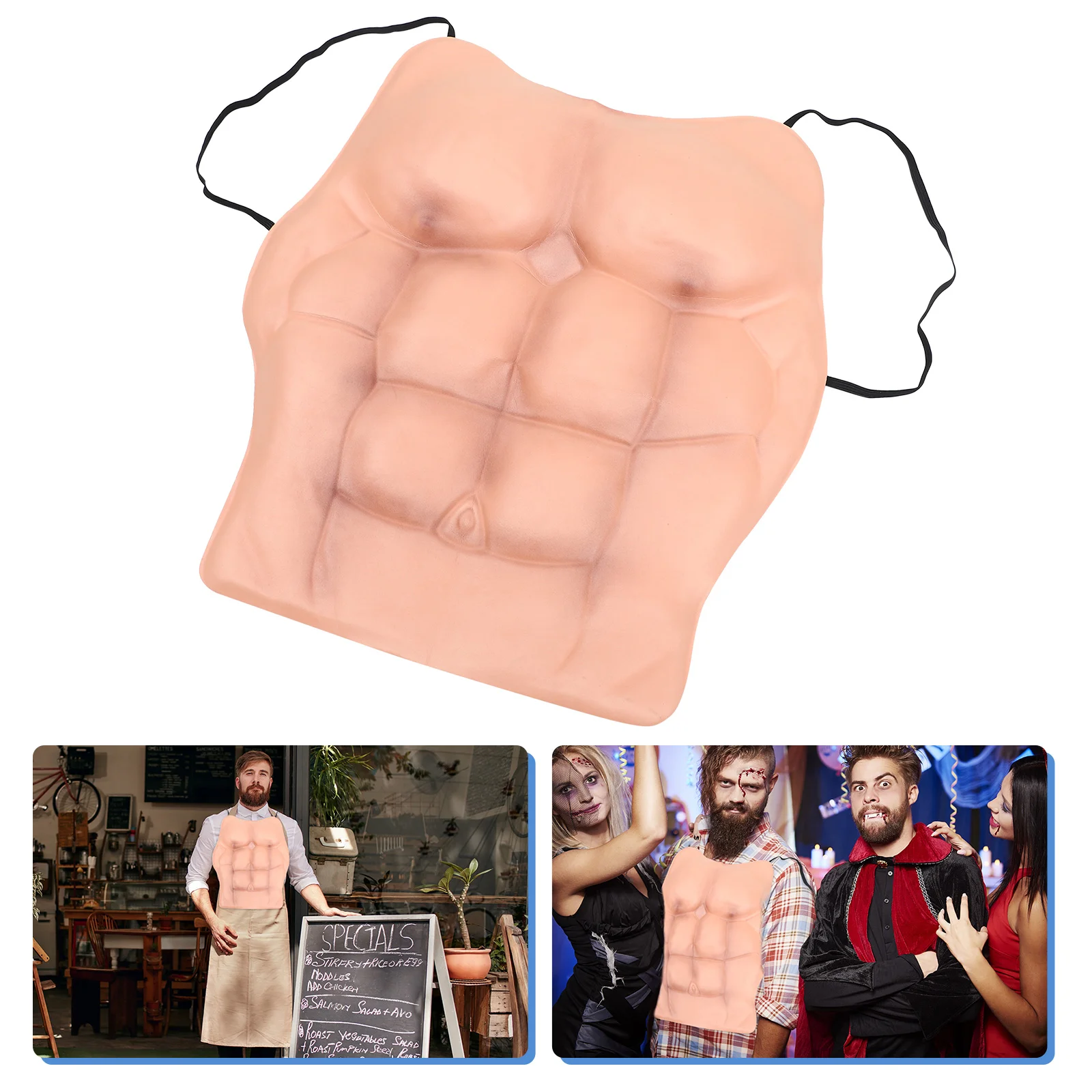 Make Fake Man Cosplay Costumes Men Silicone Abdominal Muscles Eva Party Prop Realistic suit
Make Fake Man Cosplay Costumes Men Silicone Abdominal Muscles Eva Party Prop Realistic suit