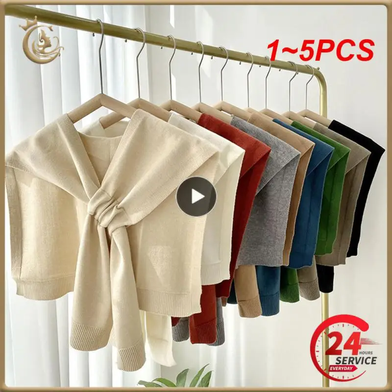 1~5PCS Women Knitted Shawl Female Autumn Winter Air-conditioned Room Knitted Cross Shawl Fashion Wild Pure Color Scarf
1~5PCS Women Knitted Shawl Female Autumn Winter Air-conditioned Room Knitted Cross Shawl Fashion Wild Pure Color Scarf