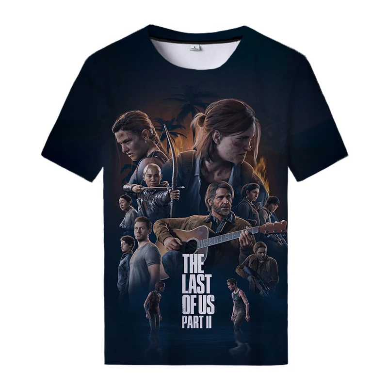 Футболка The Last Of Us Part II для мужчин и женщин, модная уличная одежда с 3D принтом в стиле игры, повседневный топ для косплея в стиле Харадзюку
Футболка The Last Of Us Part II для мужчин и женщин, модная уличная одежда с 3D принтом в стиле игры, повседневный топ для косплея в стиле Харадзюку