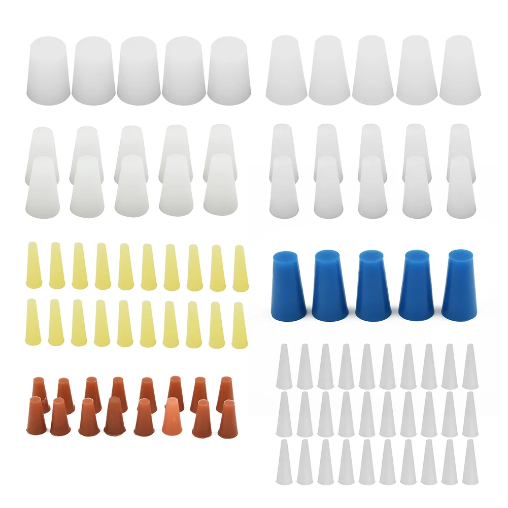 100Pcs High Temp Masking Plugs Powder Coating Auto Outdoor Accessories Silicone Cone Plugs Assortment Kit Liquid Rubber
100Pcs High Temp Masking Plugs Powder Coating Auto Outdoor Accessories Silicone Cone Plugs Assortment Kit Liquid Rubber