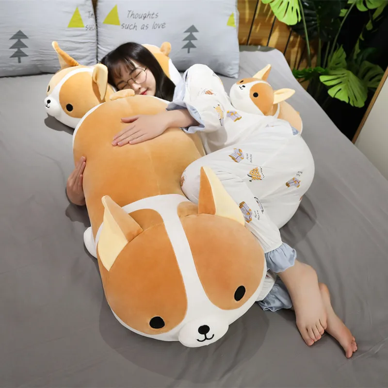 Игрушка корги плюшевая, милая кукла-Зверюшка гигантского размера 40-85 см, мягкая подушка для щенка, милый Рождественский подарок для детей
Игрушка корги плюшевая, милая кукла-Зверюшка гигантского размера 40-85 см, мягкая подушка для щенка, милый Рождественский подарок для детей