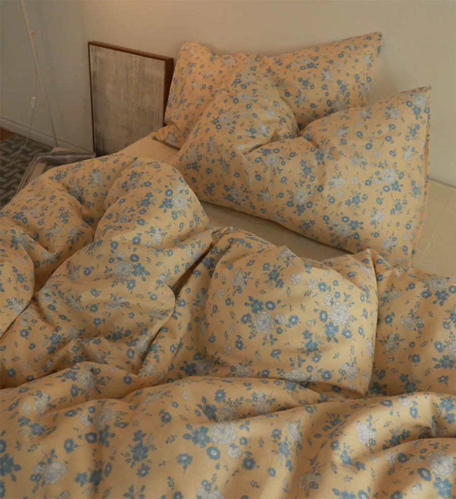 Rustic pastoral yellow flower bedding set,flroal cotton twin full queen king home textile flat sheet pillow case duvet cover
Rustic pastoral yellow flower bedding set,flroal cotton twin full queen king home textile flat sheet pillow case duvet cover