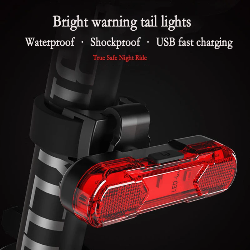 Bicycle Tail Light Night Riding Warning Light USB Charging Flashing Light Car Rear Tail Night Light Bicycle Tail Light Equipment
Bicycle Tail Light Night Riding Warning Light USB Charging Flashing Light Car Rear Tail Night Light Bicycle Tail Light Equipment