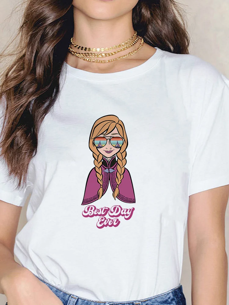 Disney Anna Princess Sunglasses Series White Women T-Shirt Summer New Cool Trendy Lady Tshirt Modern Popular Aesthetic T Shirt
Disney Anna Princess Sunglasses Series White Women T-Shirt Summer New Cool Trendy Lady Tshirt Modern Popular Aesthetic T Shirt