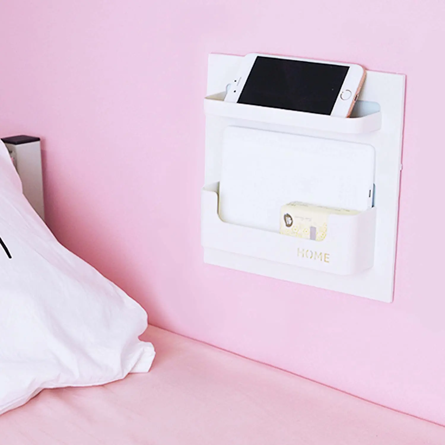 Easy Eco Life Bedside Shelf Accessories Organizer- Wall Mount Self Stick On,Ideal for Glasses,Remote,Earphone Cell Phone Charger
Easy Eco Life Bedside Shelf Accessories Organizer- Wall Mount Self Stick On,Ideal for Glasses,Remote,Earphone Cell Phone Charger