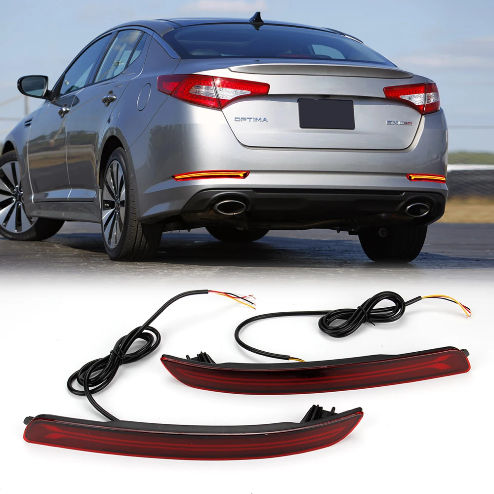 OKEEN 2p светодиодный светильник отражателя заднего бампера для Kia RIO 2012 2013 2014 2015 автомобильный светильник указателя поворота тормоза Автомоби... 
OKEEN 2p светодиодный светильник отражателя заднего бампера для Kia RIO 2012 2013 2014 2015 автомобильный светильник указателя поворота тормоза Автомоби...