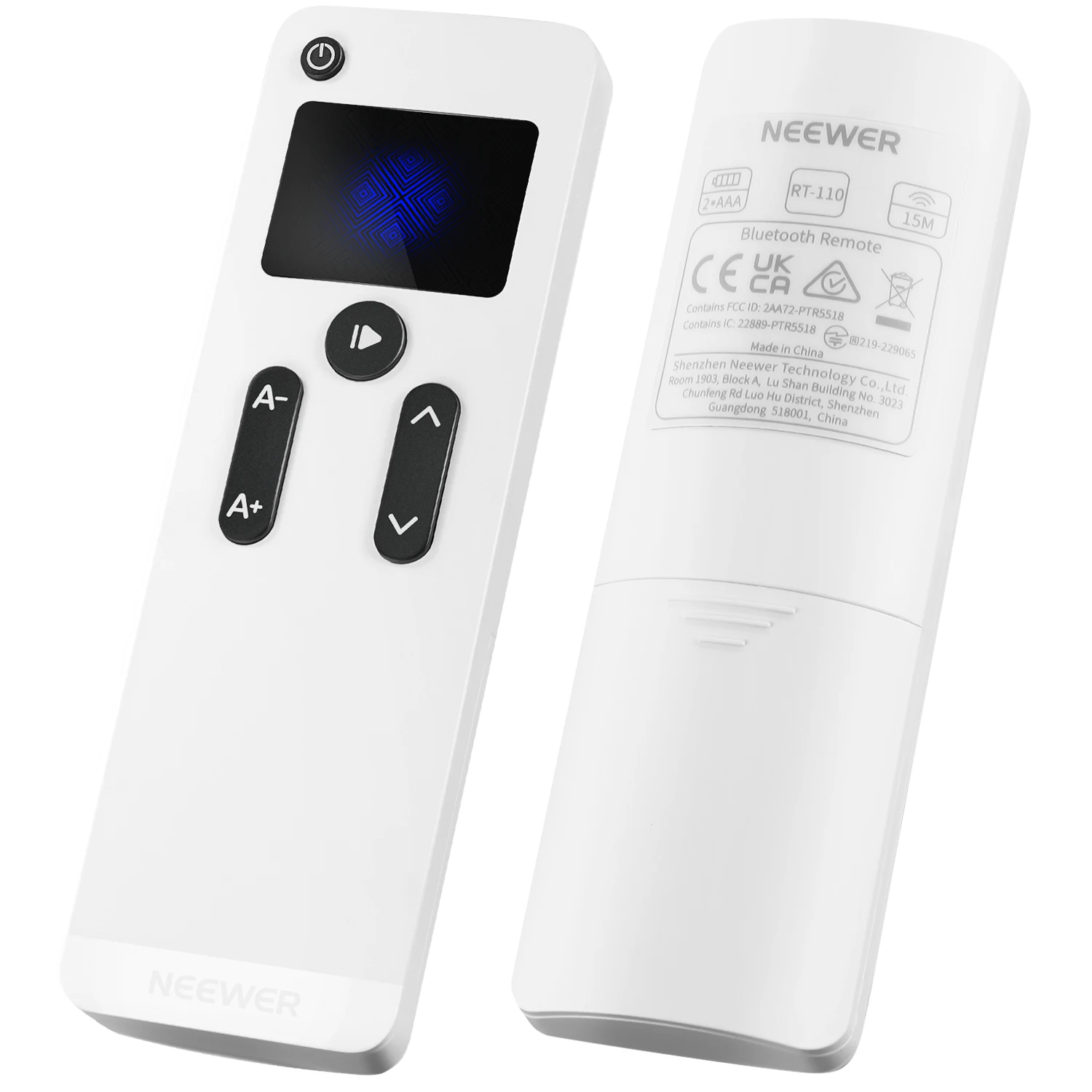 NEEWER Teleprompter Remote Control (RT-110), Connects via Bluetooth within NEEWER Teleprompter app
NEEWER Teleprompter Remote Control (RT-110), Connects via Bluetooth within NEEWER Teleprompter app