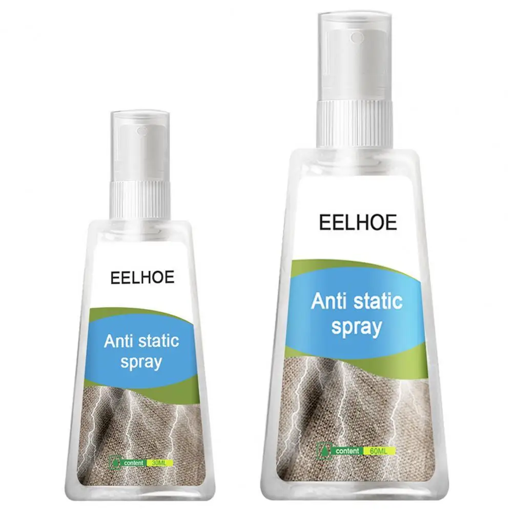 30ml/60ml Utility Static Spray Plant Extracts Transparent Anti-static Spray Hair Clothing Liquid Static Guard Spray
30ml/60ml Utility Static Spray Plant Extracts Transparent Anti-static Spray Hair Clothing Liquid Static Guard Spray