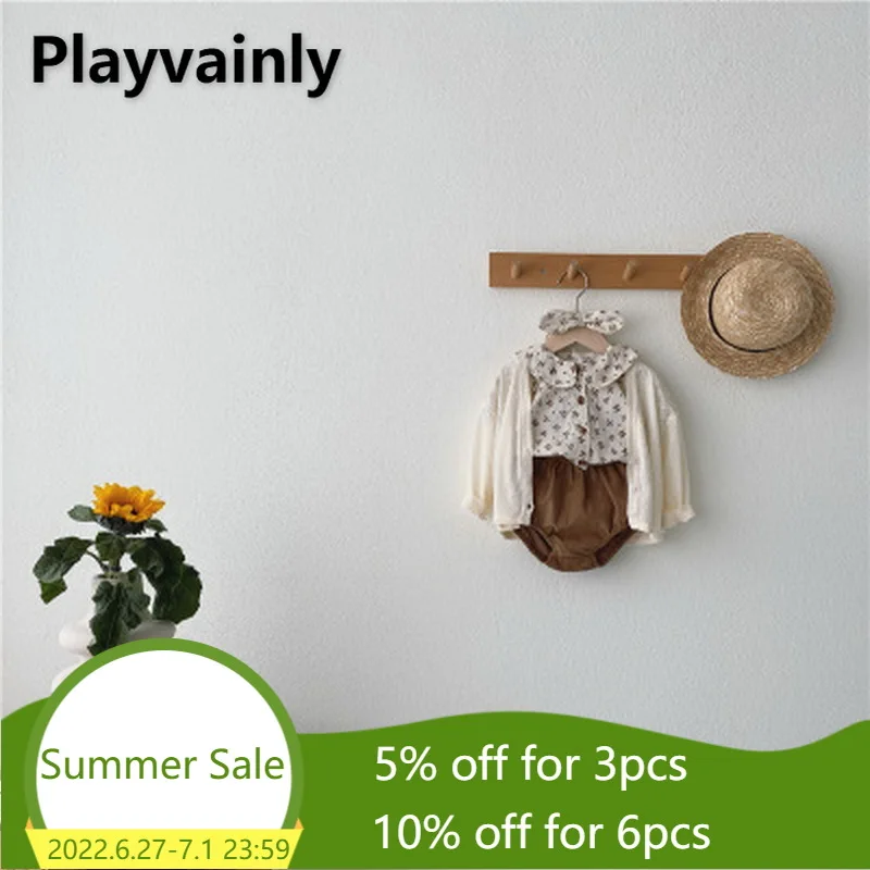 2021 Baby Girl Sets floral Peter Pan collar shirt+ PP shorts + Hair Band 3 Piece cotton Suit Girl Clothes E100179
2021 Baby Girl Sets floral Peter Pan collar shirt+ PP shorts + Hair Band 3 Piece cotton Suit Girl Clothes E100179