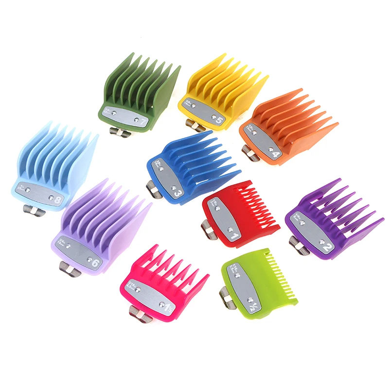 

2/8pcs 1.5mm-25mm Hair Clipper Limit Comb Guide Attachment Set Wahl Hair Clipper Shaver Haircut Limit Combs barber Replacement