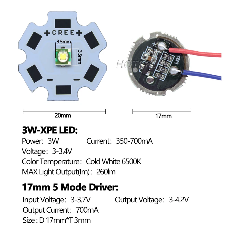 LED драйверы для фонарика HotRed 5 режимов 17мм 20мм 22мм 
LED драйверы для фонарика HotRed 5 режимов 17мм 20мм 22мм