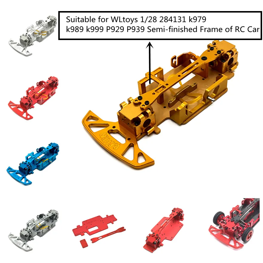 WLtoys 1/28 284131 k979 k989 k999 RC Car Metal Modification Parts Upgrade Gearbox, Front Bumper & Chassis Parts
WLtoys 1/28 284131 k979 k989 k999 RC Car Metal Modification Parts Upgrade Gearbox, Front Bumper & Chassis Parts
