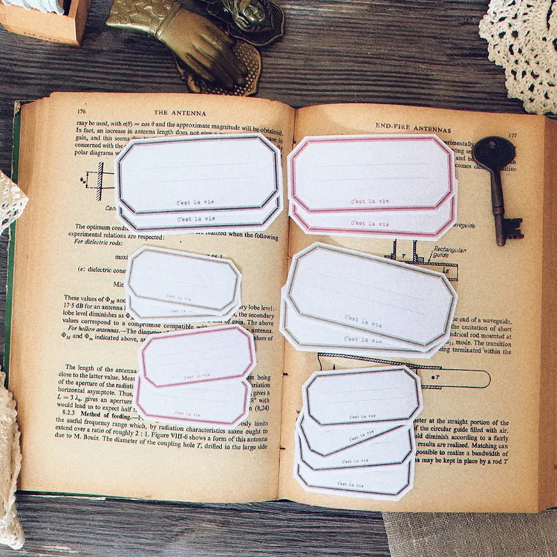14 Pcs Classic Pattern C'est la vie Label Washi Vintage Sticker Junk Journal Ephemera Aesthetic Stickers Scrapbooking Material
14 Pcs Classic Pattern C'est la vie Label Washi Vintage Sticker Junk Journal Ephemera Aesthetic Stickers Scrapbooking Material