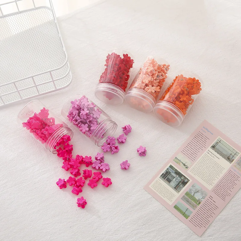 40Pcs/Set Mini Flower Hair Crabs for Girls Acrylic Candy Color Hair Clips Clamps Children Hairpins with Box Hair Accessories 
40Pcs/Set Mini Flower Hair Crabs for Girls Acrylic Candy Color Hair Clips Clamps Children Hairpins with Box Hair Accessories