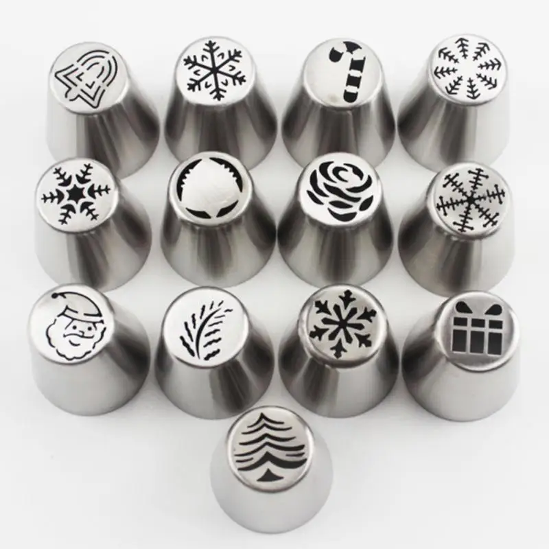 Silk Flower Tool Cupcake Baking Tool Set 13 Piece Stainless Steel Christmas Framed Christmas-themed Designs Christmas Russian
Silk Flower Tool Cupcake Baking Tool Set 13 Piece Stainless Steel Christmas Framed Christmas-themed Designs Christmas Russian