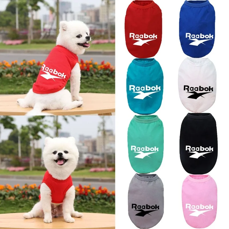Dog Clothes Summer Alphabet Print Cotton Dog Vest Teddy Thin Breathable Comfortable Anti-hair Loss Dog Clothes for Small Dogs
Dog Clothes Summer Alphabet Print Cotton Dog Vest Teddy Thin Breathable Comfortable Anti-hair Loss Dog Clothes for Small Dogs
