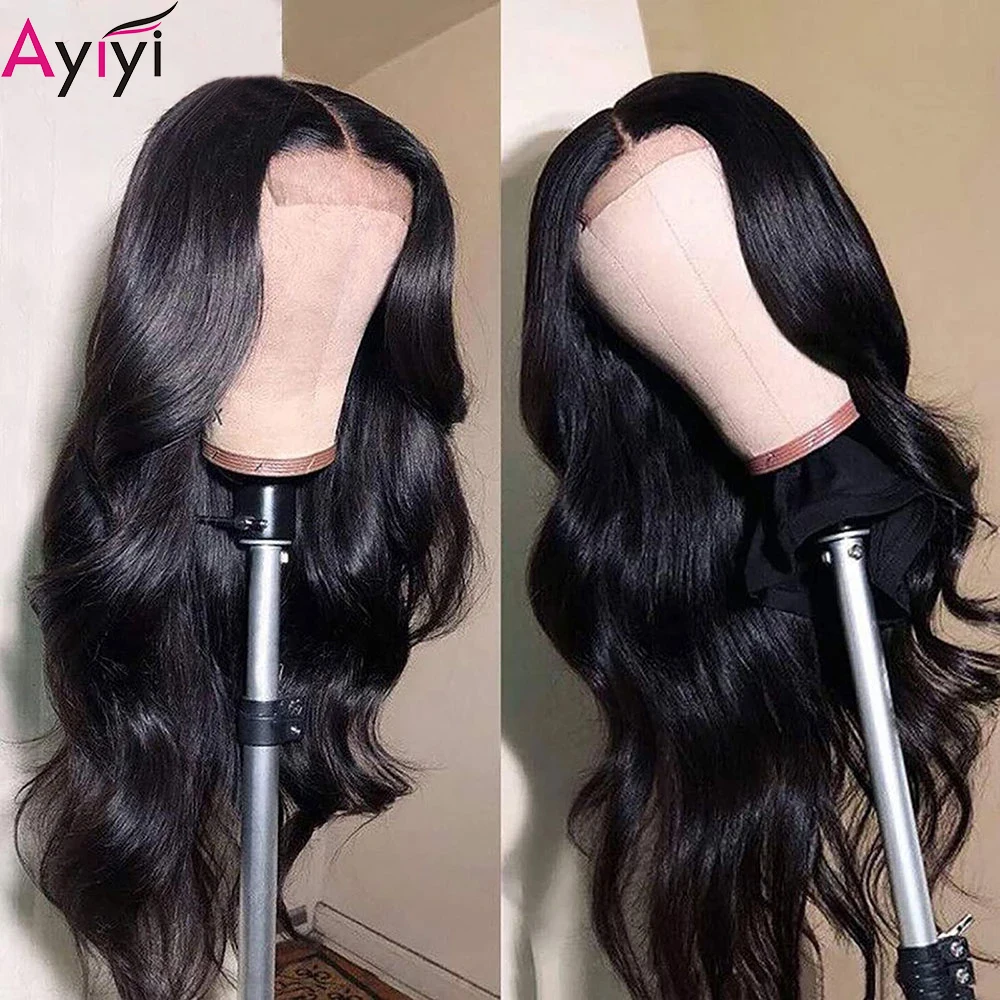 Transparent Lace Body Wave Lace Front Wig AyiyI 4x4 Body Wave Wigs For Women Brazilian Pre Plucked Lace Closure Human Hair Wigs
Transparent Lace Body Wave Lace Front Wig AyiyI 4x4 Body Wave Wigs For Women Brazilian Pre Plucked Lace Closure Human Hair Wigs