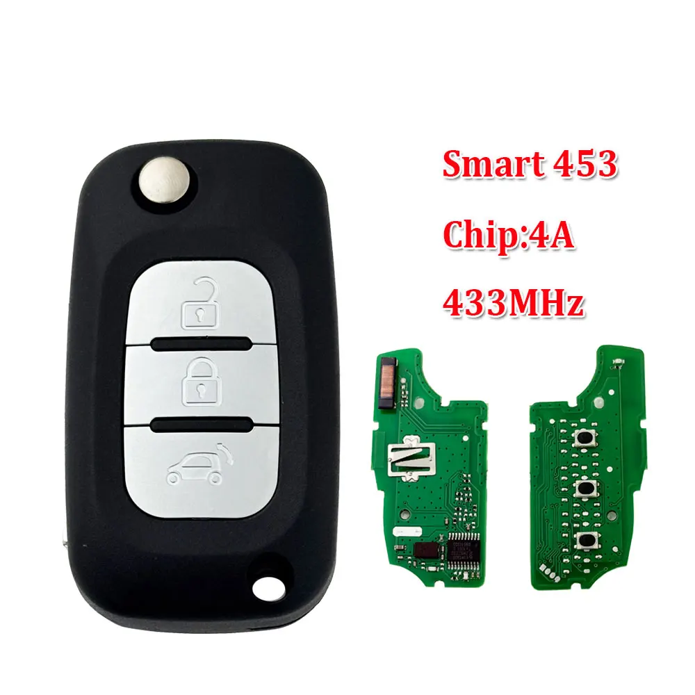 3-кнопочный Дистанционный Ключ 433 МГц С Чипом 4A Для Mercedes Benz Smart Fortwo 453 Forfour 2015-2017 CWTWB1G767 Без Логотипа
3-кнопочный Дистанционный Ключ 433 МГц С Чипом 4A Для Mercedes Benz Smart Fortwo 453 Forfour 2015-2017 CWTWB1G767 Без Логотипа