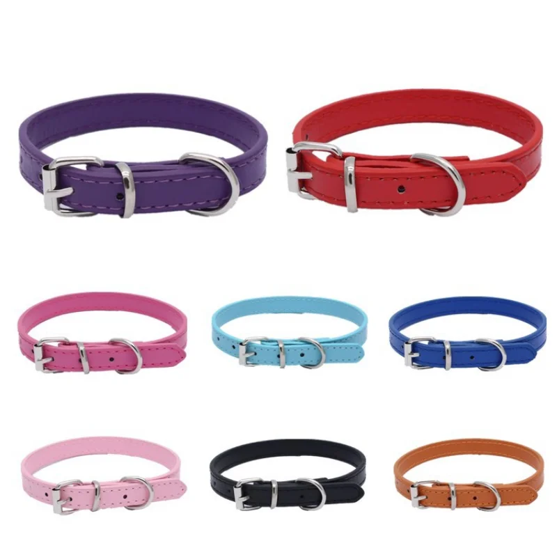 Multicolor dog collar alloy buckle skin dog collar Cat collar size adjustable small and medium sized dog collar dog supplies
Multicolor dog collar alloy buckle skin dog collar Cat collar size adjustable small and medium sized dog collar dog supplies