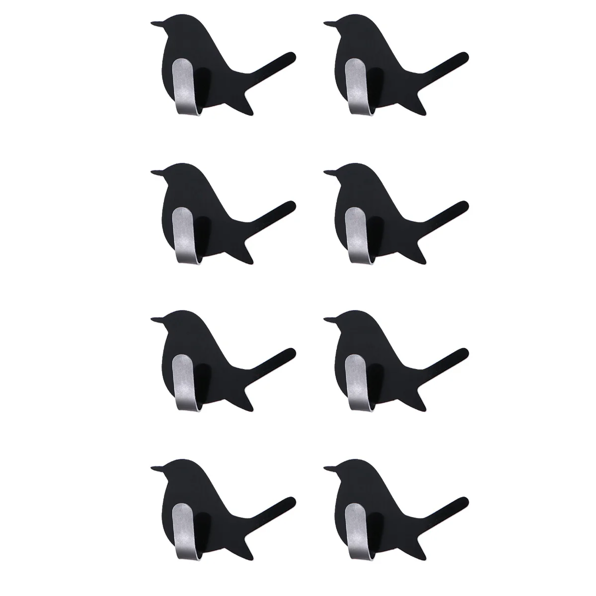 8 pcs Adhesive Birds Hooks Bathroom Kitchen Stainless Steel Wall Hooks Nail Sticky Hangers Reusable Utility Towel Bath
8 pcs Adhesive Birds Hooks Bathroom Kitchen Stainless Steel Wall Hooks Nail Sticky Hangers Reusable Utility Towel Bath